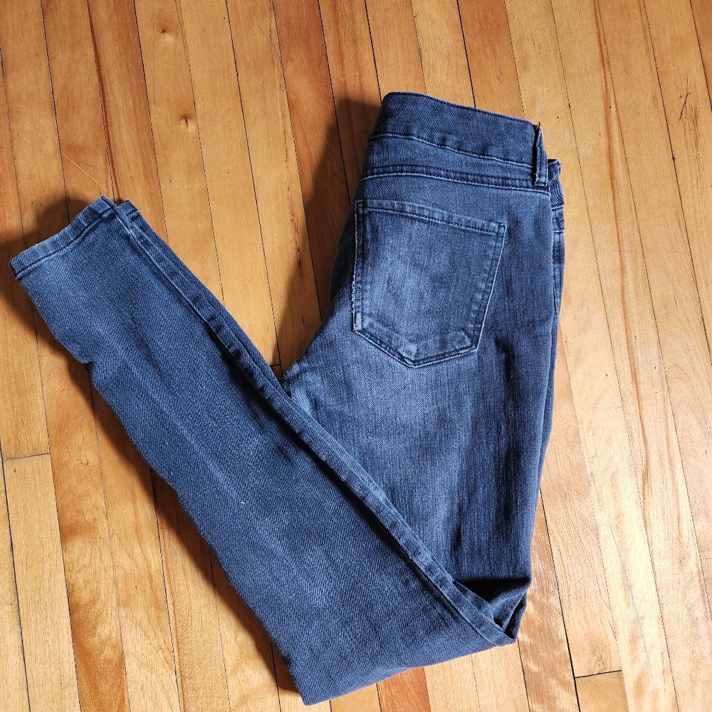 Pure Alfred Sung black skinny jeans size 2